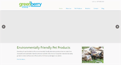 Desktop Screenshot of greenberryeco.com